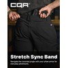 CQR Men's Vent Stretch Pants, Quick Dry Lightweight Casual Cargo