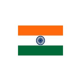 India Flag, 5' x 8', Outdoor, Nylon