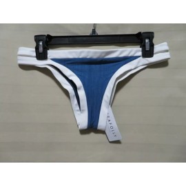 Seafolly Australia Women's Block Party Brazilian Low-Rise Swim Bottoms-US 6/S