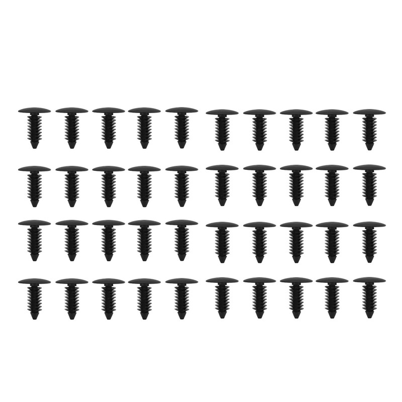 Plastic Fastener Clamp/Holder, 100PCS Door Trim Clamp/Holder Bumper Rivets Screws