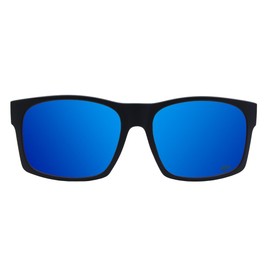 Detour Big Kahuna Sunglasses - Polarized UV400 Protective Matte Black Deep Blue XL Sunglasses For Large Heads