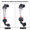 LZS-15W Elbow Liquid Flowmeter ABS Plastic Tube Type Waterflow Meter