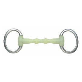 Happy Mouth Ripple Eggbutt Snaffle Dee Bit (5 inches)