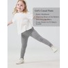 EASWEET Bamboo Viscose Girls' Leggings Toddler Solid Colors Bowknot Pants