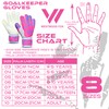 WESTWOOD FOX Goalkeeper Gloves,Finger Protection Soccer Goalie Gloves for Kids,Youth,Adults,Heavy