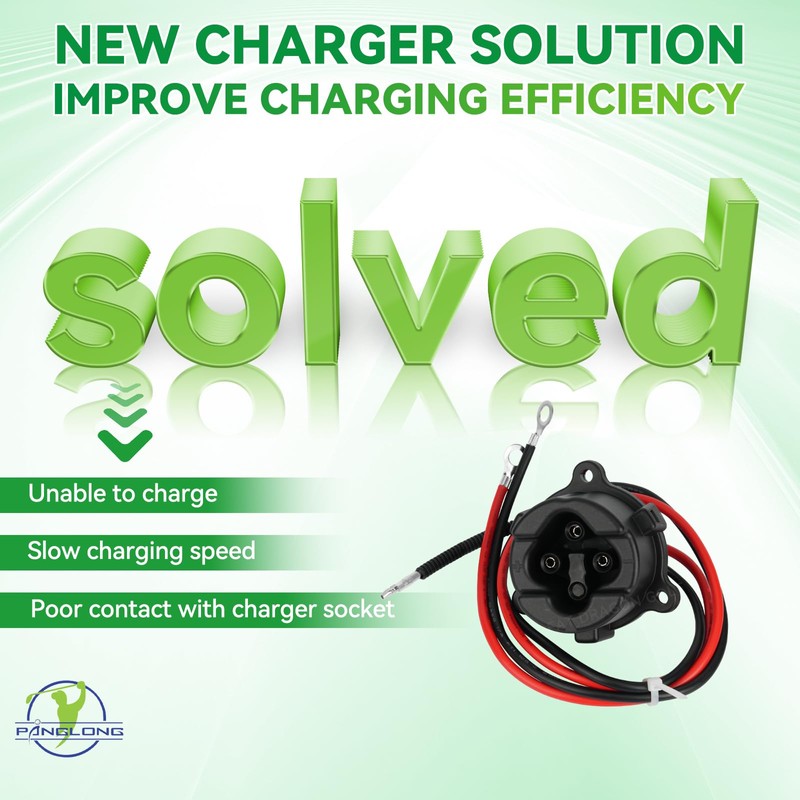 Panglong Golf Cart 48V MAC DC Charger-Plug Powerwise Receptacle fits