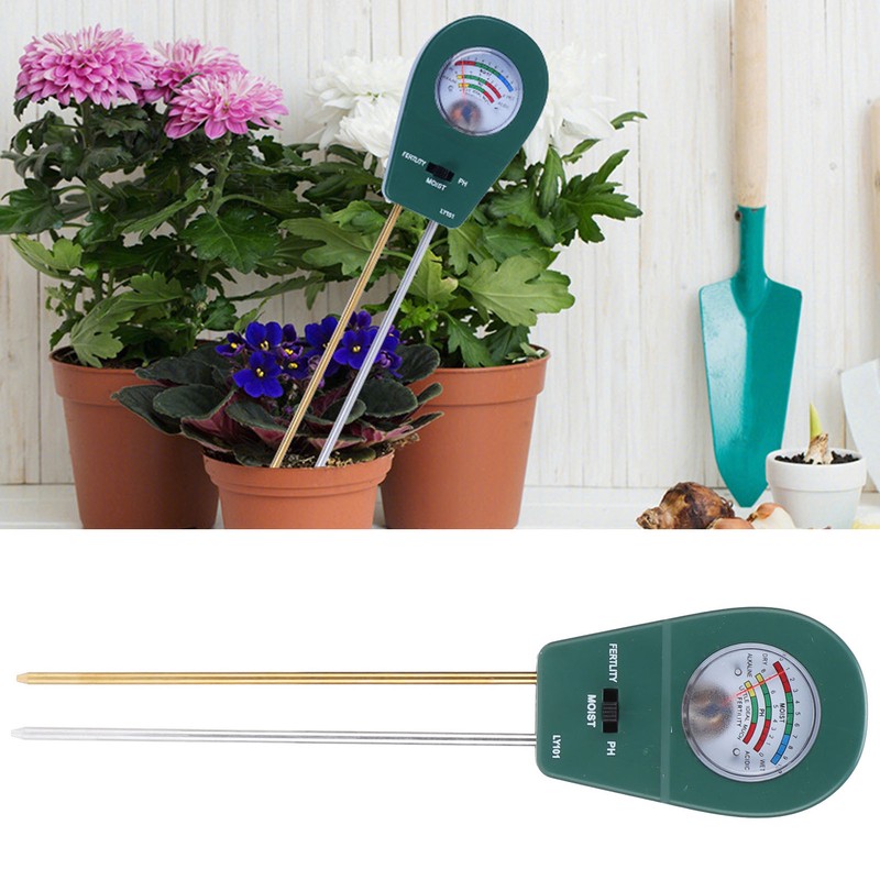 LY101 Soil Tester Digital Soil Moisture PH Meter Light Detector