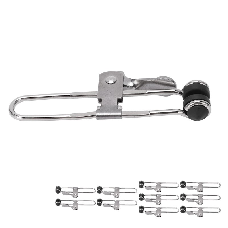 10PCS Lever Action Grid Clamp Stainless Steel for Ceiling Installation,