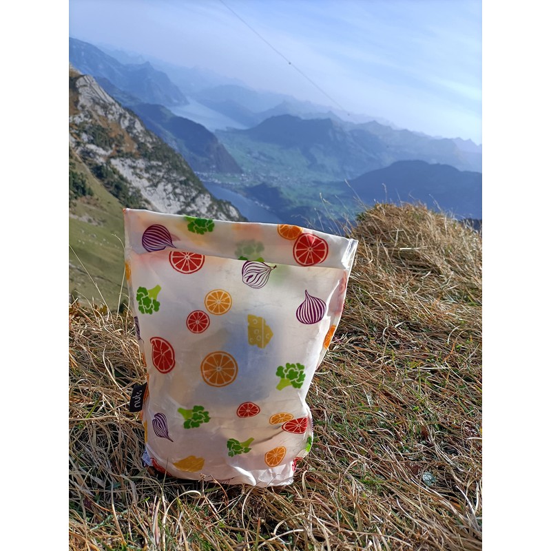 Nuts Beeswax Lunch Bag 18 x 26 cm | Sandwich