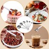 Zhenghebuy Measuring Spoons,6 Pcs Stainless Steel Measuring Sets,Scale Tablespoon for