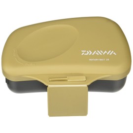 Daiwa Bait Container Rotary Bait 1R (Assorted, Green x Dark Gray/Beige x Dark Gray/Dark Gray Color Cannot be Specified)