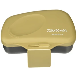 Daiwa Bait Container Rotary Bait 1R (Assorted, Green x Dark Gray/Beige x Dark Gray/Dark Gray Color Cannot be Specified)