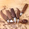 Sttargxing Wood Carving Kit with 6pcs Whittling Knives,Trimming Knife for