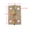 HALJIA 50 PCS Mini Bronze Jewelry Antique Cabinet Drawer Box
