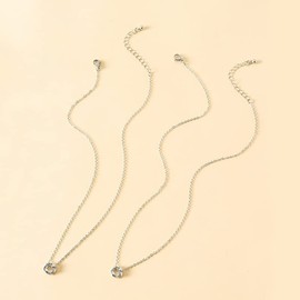 Friendship Necklaces Best Friends Christmas Birthday Gifts for Women Matching Necklaces for 2 Girls Bestie Sister Love Knot Necklace for Women Girls - The Knot of Friendship Necklace