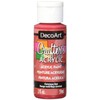 DecoArt Crafter's Acrylic Paint, 2-Ounce, Christmas Red