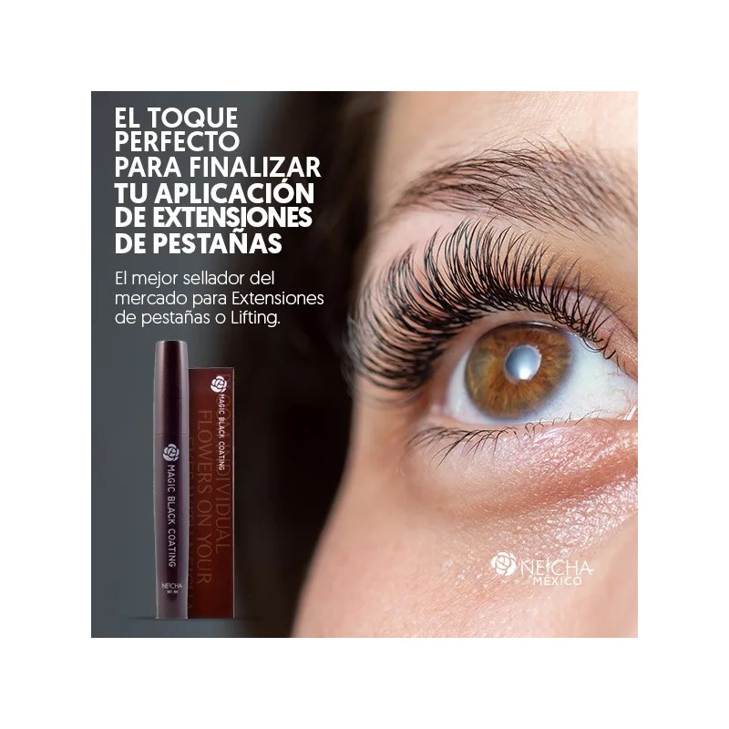 Sellador De Pestañas Mascara Magic Black Coating Neicha