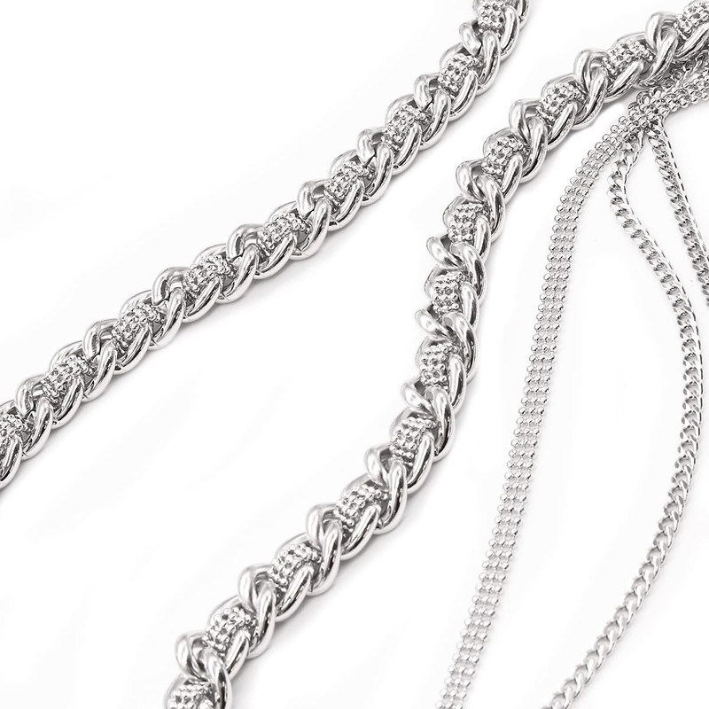 [UNIQSUM] Small Ball Tassel Round Coil Wallet Chain Biker Punk