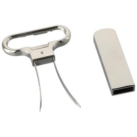 Stainless Steel Wine Opener,Handheld Wine Bottle Opener Vintage Wine Cork Remover Two-Prong Cork Puller Bottle Pumps Corkscrew Opener Wine Opener Tool