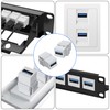 XMSJSIY USB 3.0 Keystone Jack Inserts Adapter 5Gbps USB3.0 A