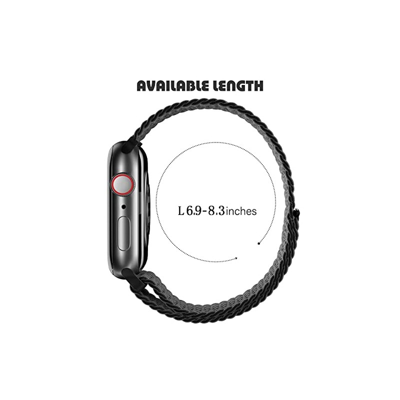 Correa Elástica Trenzada para Motorola Moto Watch 100 - Banda