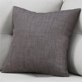 Monarch Specialties I 9312 Pillows, 18 X 18 Square, Insert Included, Decorative Throw, Accent, Sofa, Couch, Bedroom, Polyester, Hypoallergenic, Grey, Modern