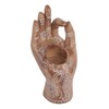 Buddha Yoga Candle Holder Resin Decorations Desktop Candle Decor Family