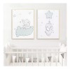 DaraBaby Kit De 3 Lienzos Decorativos Habitación De Bebés Y