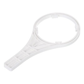 sourcing map Water Filter Housing Wrench Fit for 10-inch Water Filter Housing Plastic Filter Housing Wrench White