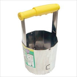 GARDEN HELPER Stainless Steel Hole Cutter 3.9 inches (100 mm) HC-100S