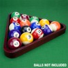 Felson Billiard Supply FELS-003.004 Mahogany Triangle and Diamond Billiard Ball