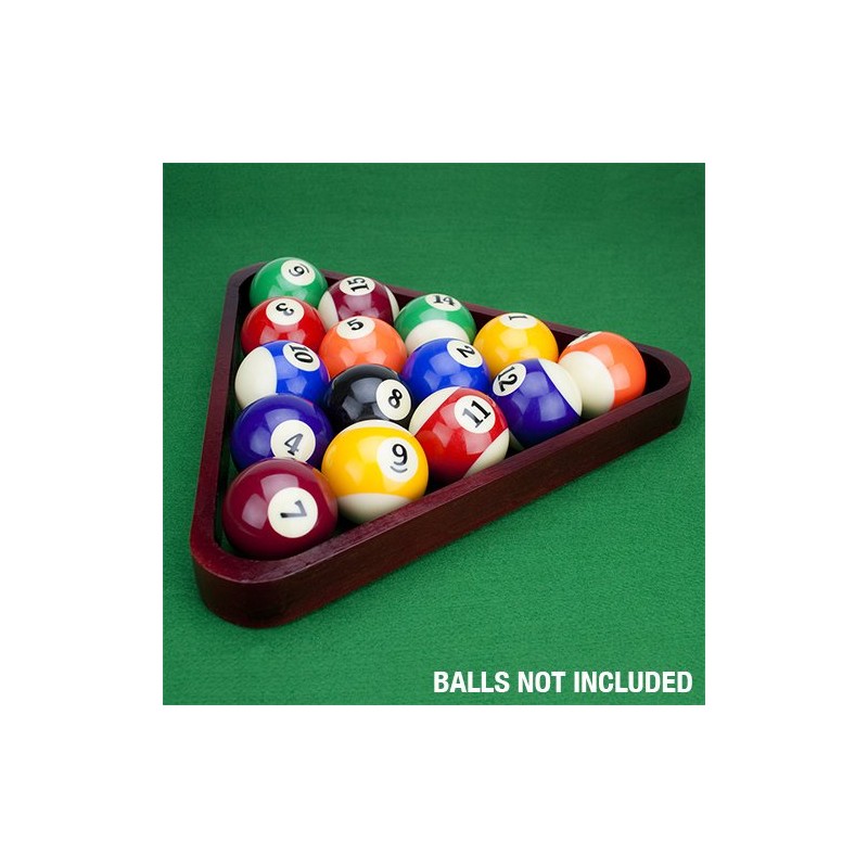 Felson Billiard Supply FELS-003.004 Mahogany Triangle and Diamond Billiard Ball