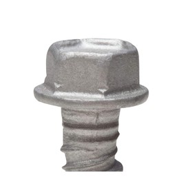 CONFAST 1/4" x 1-1/4" Concrete Screws 410 Stainless Steel Hex with Concrete Drill Bit for Anchoring to Masonry, Block or Brick (50 per Box)
