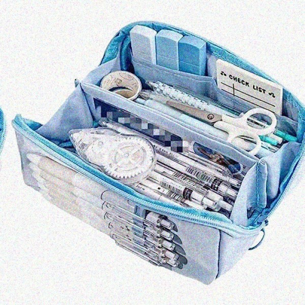 DynaMox MegaSpace Pencil Organizer - 8 Compartment Large Capacity Pen