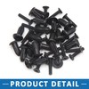 A ABSOPRO Pack of 20 Rivets Mounting Clip 5 mm