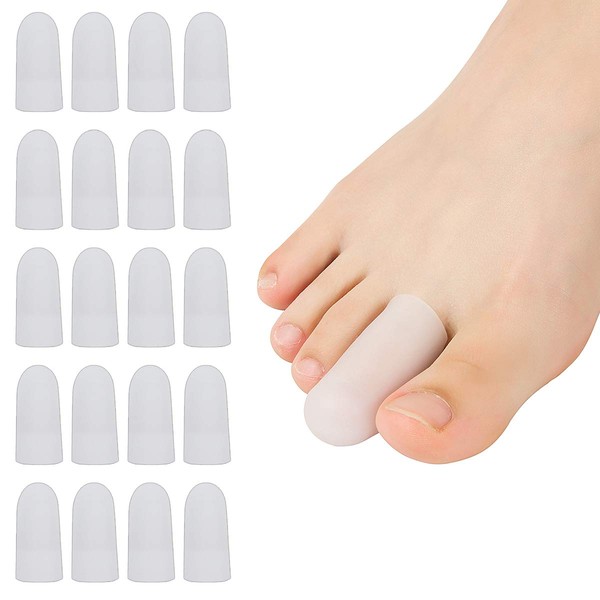 20 Pieces Gel Toe Cap, Silicone Toe Protector, Toe Guards