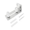 JUBEST Barn Door Floor Guide - Satin Nickel Adjustable Roller