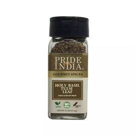 PRIDE OF INDIA Gourmet Tulsi (Holy Basil) Cut & Sifted - Reclosable Pouch