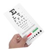 Mobestech Pvc Eye Chart Set for Vision Testing at Home