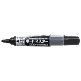 Pilot WMBM120L10B Boardmaster Board Markers, Medium Point, Round Tip, Black, 10 Count