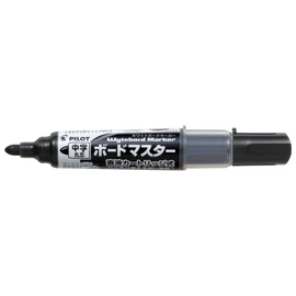 Pilot WMBM120L10B Boardmaster Board Markers, Medium Point, Round Tip, Black, 10 Count