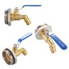 Ceaeso 2" Drum Faucet 1 inch Brass Barrel Faucet for