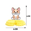 Cute Corgi 5 Pcs Table Honeycombs Centerpiece - Adorable Party