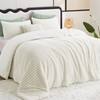 CozyLux Fluffy King Size Comforter Set - Super Soft Faux