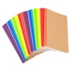 Zegrox 24 Pack A5 Kraft Notebooks, 60 Lined Pages Travel