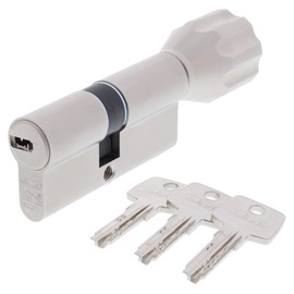 ABUS EC550 Profile Knob Cylinder Length 55/30 mm with 3 Keys