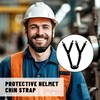 2Pcs Hard Hat Chin Strap Black Chin Strap for Hard