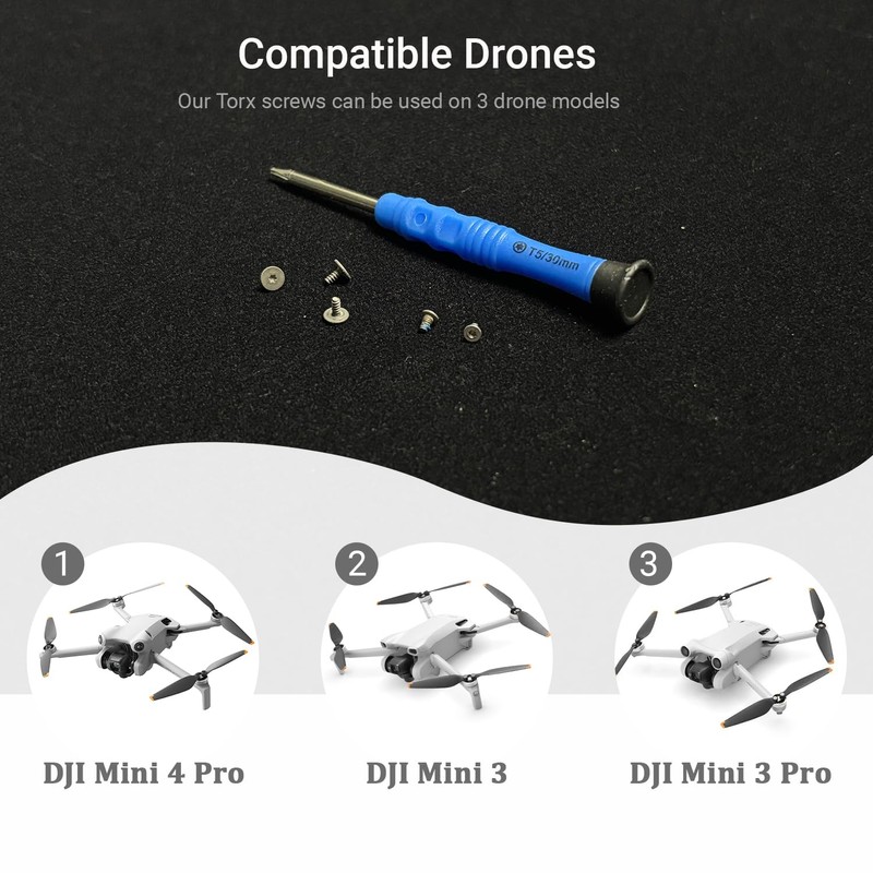 iMusk 5 pcs Original Pivot Hinge Torx Screws for DJI