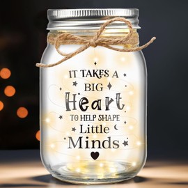 Teacher Gifts for Women Men, Thank You Teacher Gifts Teacher Appreciation Gifts, LED Bottle Decorative Light Gifts for Teacher Christmas Leaving Gifts Presents Nursery Teacher Thank You Gifts