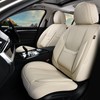 Leather Car Seat Cover for Front Pair, Anti-slip Universal Light